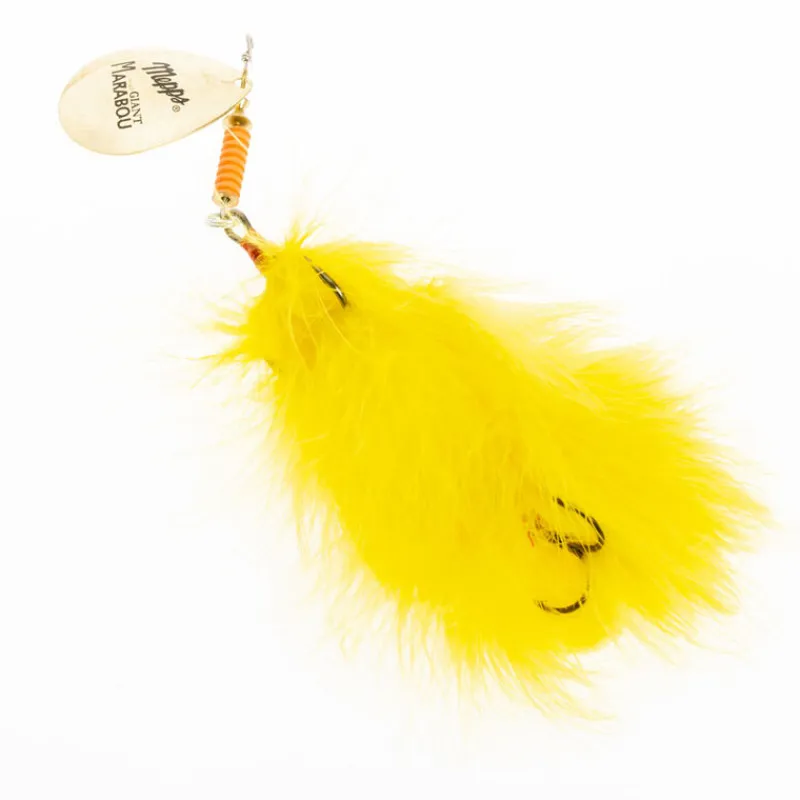 Leurres|Leurres - MEPPS Cuillère Tournante Giant Marabou Or (x1)