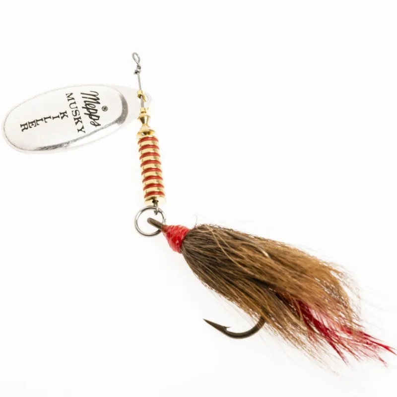 Leurres - MEPPS Cuillère Tournante Musky Killer Argent (x1)