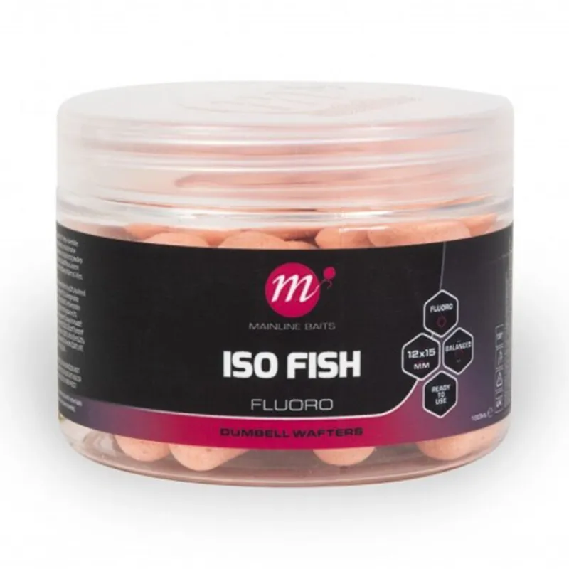 Appâts Et Fabrication - MAINLINE Dumbell Wafters Fluoro ISO Fish 12×15mm