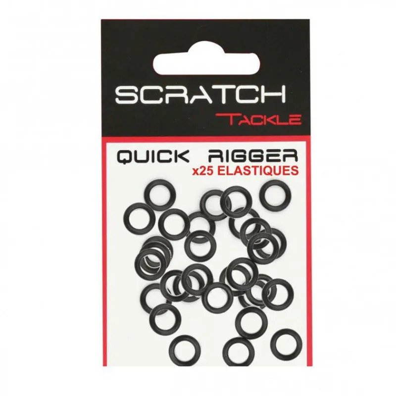 Leurres - SCRATCH TACKLE Elastiques pour quick rigger