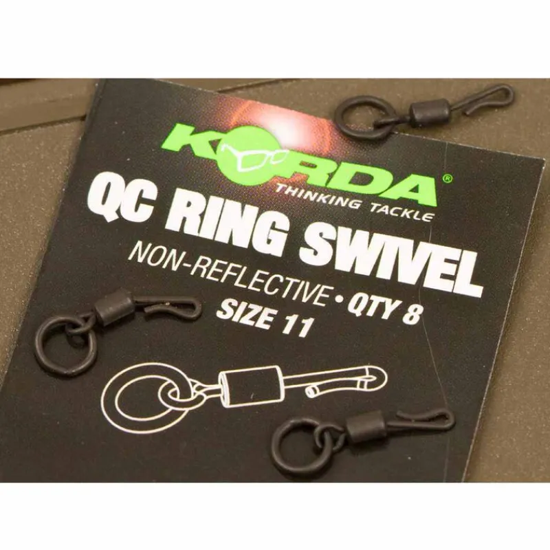 Acc.Montages/Hameçons - KORDA Emerillon carpe kwick change ring swivel (x)