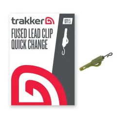 Acc.Montages/Hameçons - TRAKKER Emerillon clip plomb Fused Lead clip (Quick Change)