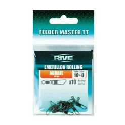 Acc. De Montage Feeder - RIVE Emerillon Rolling Agrafe - Taille 10 (x10)