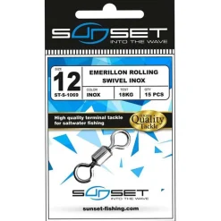 Montages / Hameçons - SUNSET Emerillon Rolling Swivel Inox