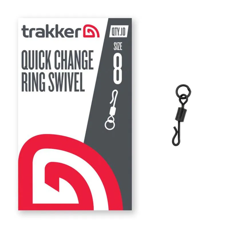 Acc.Montages/Hameçons - TRAKKER Emerillon QC Change Ring Swivel