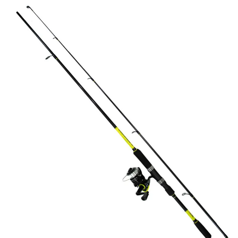Découverte Pêche Du Carnassier|Packs Et Ensembles - BZONE Ensemble Canne Striker Spinning 240MH 10-45g + Moulinet Striker Spin 3000 + Nylon