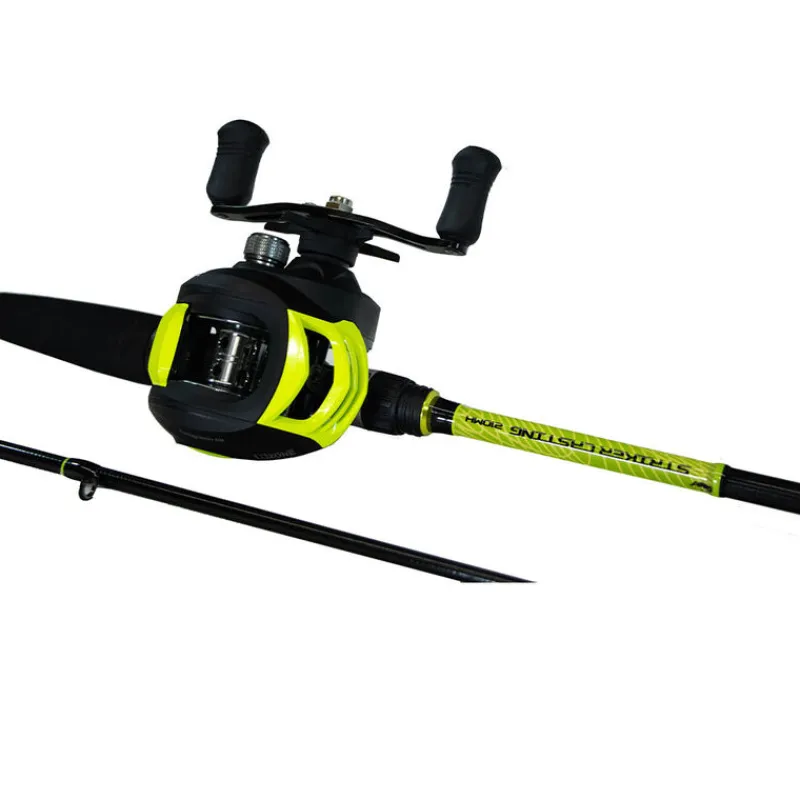 Découverte Pêche Du Carnassier|Packs Et Ensembles - BZONE Ensemble Canne Striker Casting 210MH 10-40g + Moulinet Casting Series 100