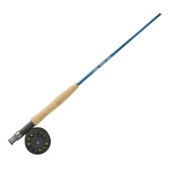 Packs|Ensembles - JMC Ensemble Mouche First 9' Soie #4/5 4 brins, Moulinet + Soie + Bas de ligne