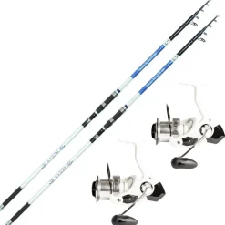 Cannes|Packs Et Ensembles - SASORI Ensembles Surf 2 cannes téle 4m10 + 2 moulinets 5000