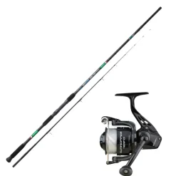 Packs Et Ensembles - SUNSET Ensemble Seaboss SW 2.40m, 100-200g + Moulinet Sunhopper SWF 501Fd