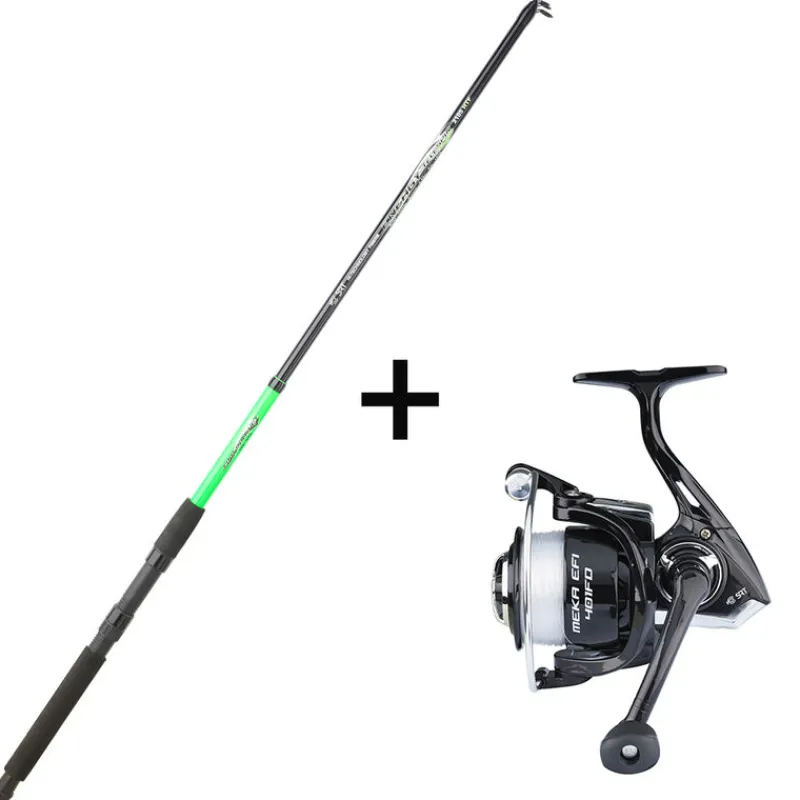 Packs Et Ensembles - SERT Ensemble Télescopique Fish Instinct Energy Telespin 2.70m, 40-80g + Moulinet Meka Efi 4000Fd