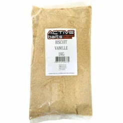 Appâts / Amorces - TEOS Farine pour la pêche au coup active baits biscuit vanille