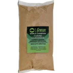 Appâts / Amorces - SENSAS Farine Biscuits Broyés 1KG