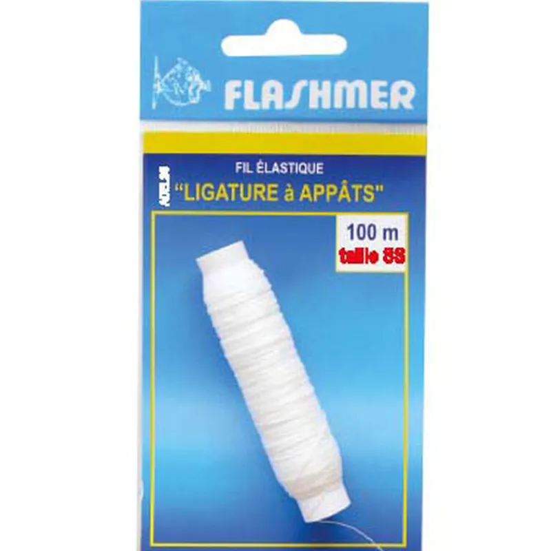 Montages / Hameçons - FLASHMER Fi eastique igature à appats fragies 100 m taie s