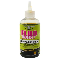 Appâts / Amorces - FUN FISHING Fluo Boost chènevis et pain d'épices