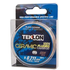 Filaments|Tresses, Nylons, Fluorocarbones - GRAUVELL Fluorocarbone Teklon Ceramic Fluorocarbon 48m