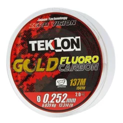Tresses, Nylons, Fluorocarbones|Filaments - GRAUVELL Fluorocarbone TEKLON Gold (137m)