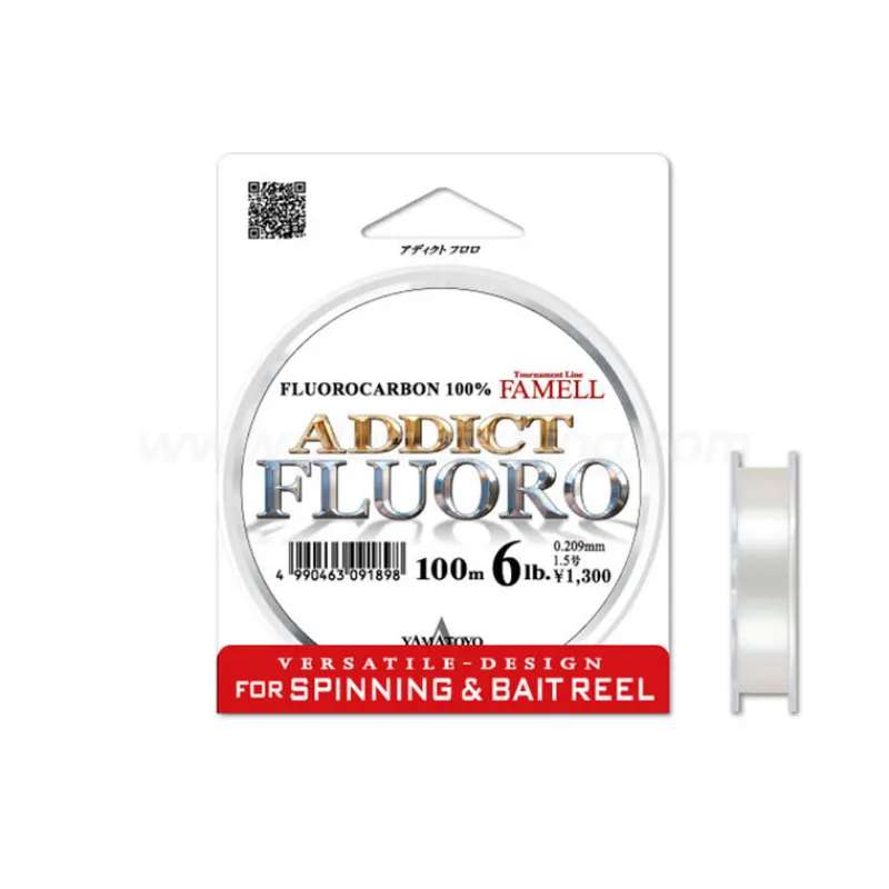 Tresses, Nylons, Fluorocarbones - YAMATOYO Fluorocarbone Yamatomo Addict Fluoro 100m