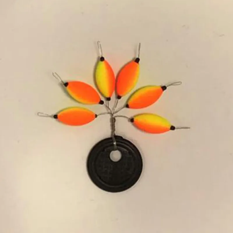 Lignes Et Accessoires De Montage - FIQUET Guide Fil Truite Autobloquant Rigoval Jaune/Orange (x6)