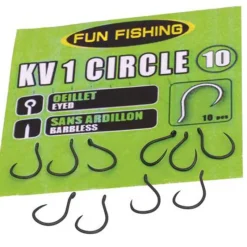 Hameçons - FUN FISHING Hamecons Non Montés KV-1