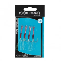 Pêche Aux Leurres|Montages / Hameçons - EXPLORER TACKLE Hameçon Assist Hook - Mini Single (x)