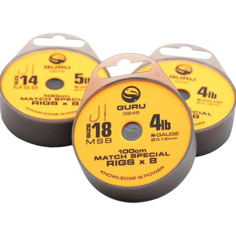 Hameçons / Bas De Ligne Feeder - GURU Hameçon monté MAtch Special Rig 1m (x8)