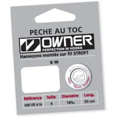 Lignes Et Accessoires De Montage - OWNER Hameçon monté truite toc teigne (x10)