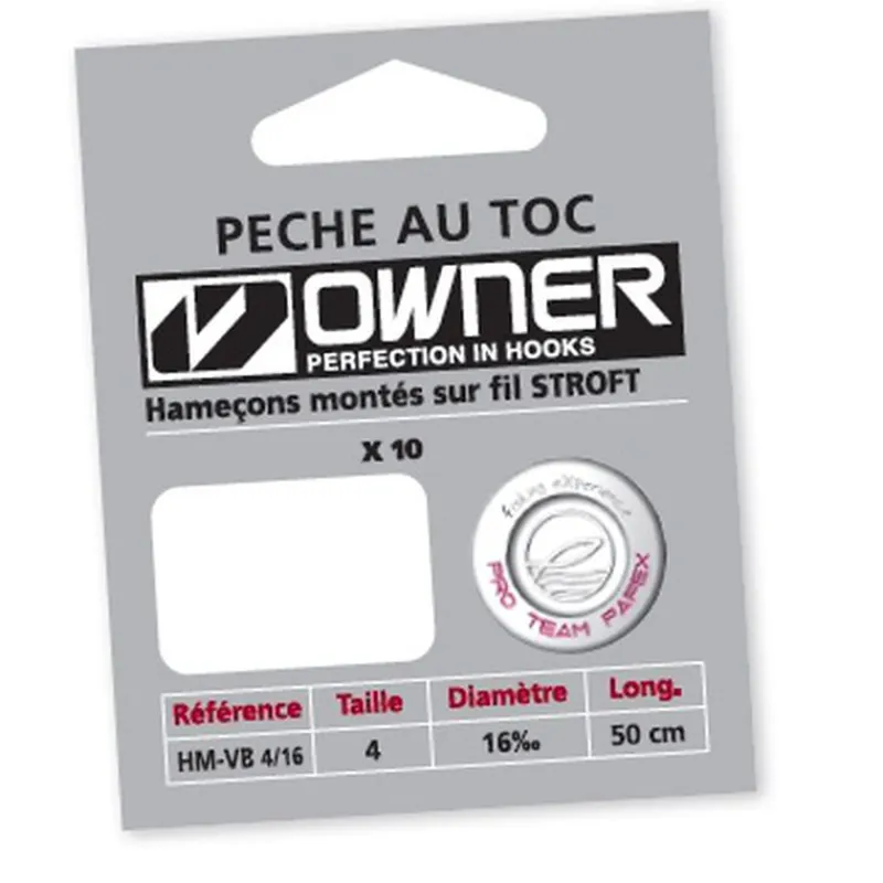 Lignes Et Accessoires De Montage - OWNER Hameçon monté truite toc teigne (x10)