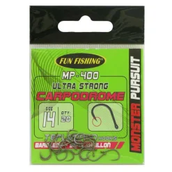 Hameçons - FUN FISHING Hameçons coup monster pursuit a oeillet sans ardillon mp400 (x20