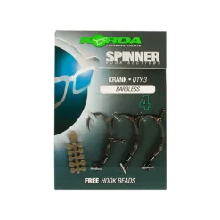 Acc.Montages/Hameçons - KORDA Hameçons montés carpe spinner hook sections krank (sans ardillon)