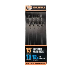 Hameçons / Bas De Ligne Feeder - GURU Hameçons montés coup bayonets ready rig 38cm (x8)
