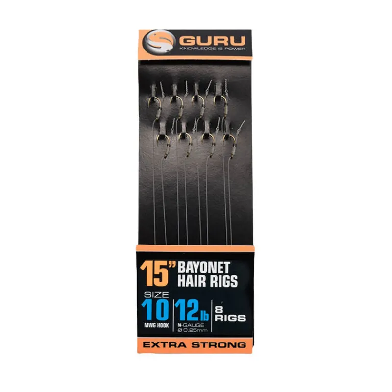 Hameçons / Bas De Ligne Feeder - GURU Hameçons montés coup bayonets ready rig 38cm (x8)