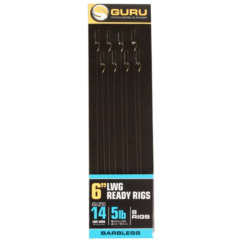 Hameçons - GURU Hameçons montés coup lwgs pole rigs 15cm (x8)