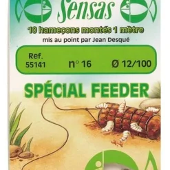 Hameçons / Bas De Ligne Feeder - SENSAS Hameçons montés coup feeder 100cm (x10)