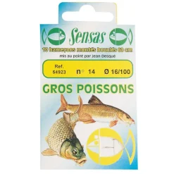 Hameçons|Hameçons / Bas De Ligne Feeder - SENSAS Hameçons montés coup gros poissons (x10)