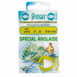 Hameçons - SENSAS Hameçons montés coup special anglaise 60cm (x10)