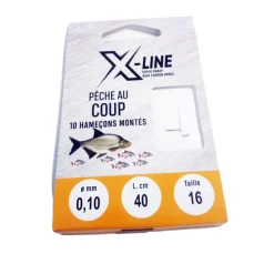 Hameçons - X-LINE Hameçons montés coup x line peche au coup (x10)