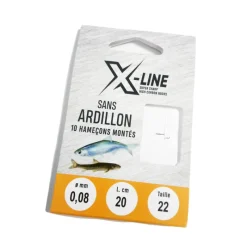 Hameçons - X-LINE Hameçons montés coup x line sans ardillon (x10)