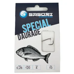 Surfcasting|Montages / Hameçons - SASORI Hameçons Montés Special Daurade 10cm (x10)