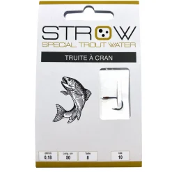 Lignes Et Accessoires De Montage - STROW Hameçons montés Truite à cran