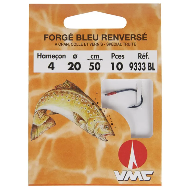 Lignes Et Accessoires De Montage - RAGOT Hameçons montés truite waterqueen bleu renversé à cran 9335bl (x10)