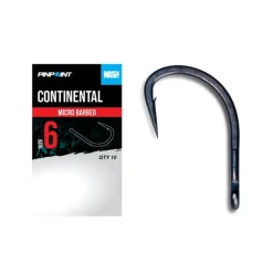 Acc.Montages/Hameçons - NASH Hameçons Continental Micro Barbed - Gamme Pinpoint