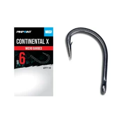 Acc.Montages/Hameçons - NASH Hameçons Continental X - Gamme Pinpoint