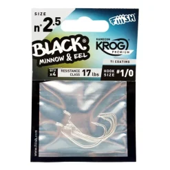 Montages / Hameçons - FIIISH Hameçons texan krog premium vmc black minnow 105 (X4)