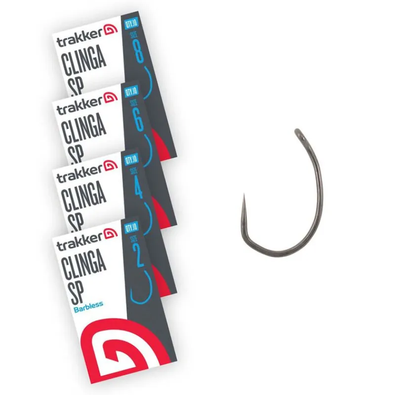 Acc.Montages/Hameçons - TRAKKER Hameçons Clinga SP Hooks Barbless x5