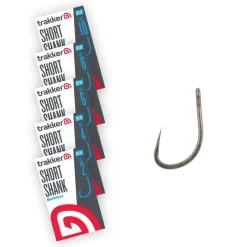 Acc.Montages/Hameçons - TRAKKER Hameçons Short Shank Hooks Barbless x5