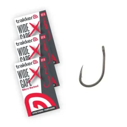 Acc.Montages/Hameçons - TRAKKER Hameçons Wide Gape XS Hooks Micro Barbed x5
