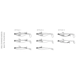 Hameçons Et Montages - BKK Hameçons Triples Assist Spear- SS UVO