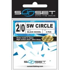 Montages / Hameçons - SUNSET Hameçon Sunhooks Sw Circle BN