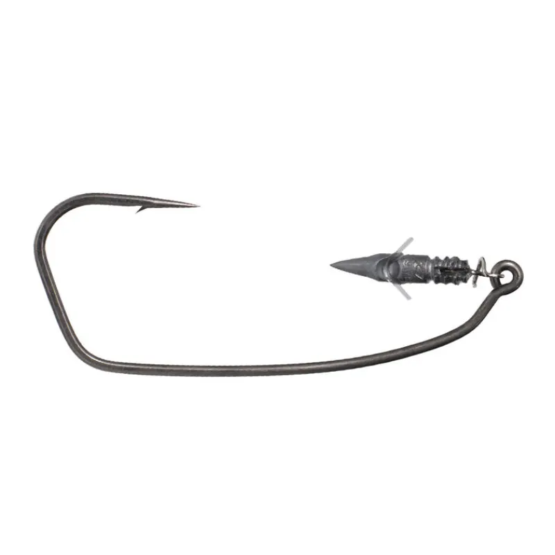 Hameçons Et Montages - BKK Hameçon Texan Permalock Weighted (x4)